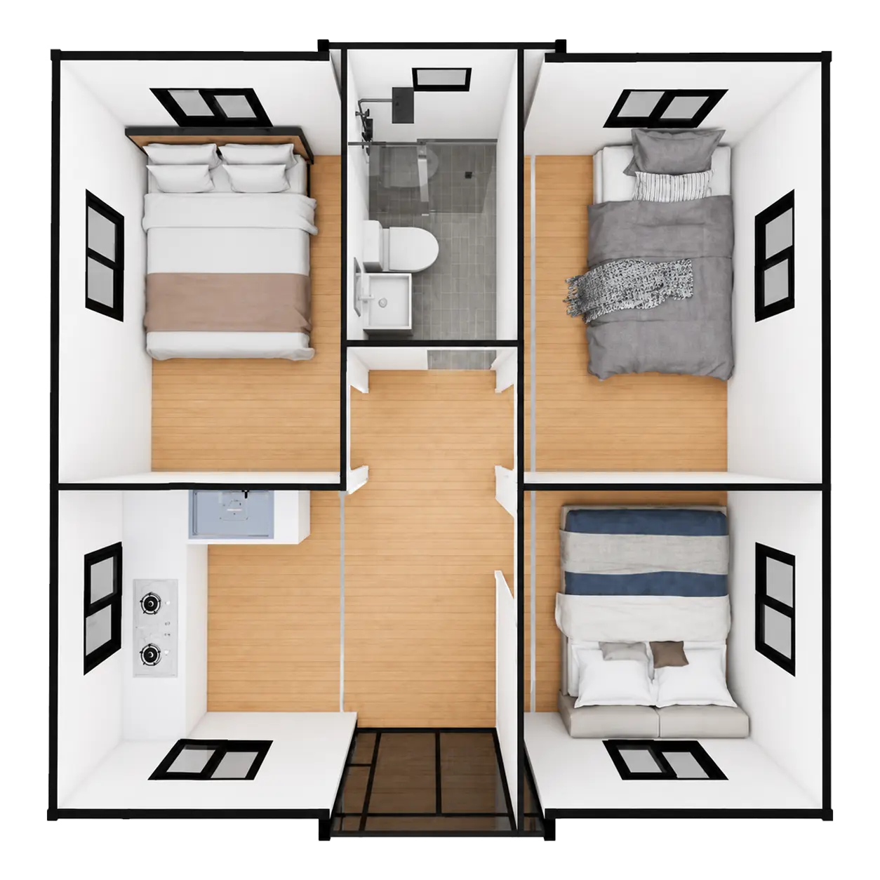 Planta 20' · 3 dormitorios